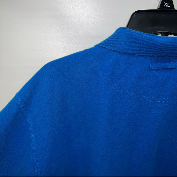 Columbia Button Up Adult XL Mens Blue Short Sleeve 100% Cotton Polo - Picture 12 of 16